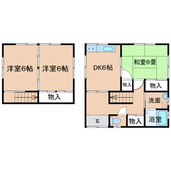 塩塚川アパートの物件間取画像